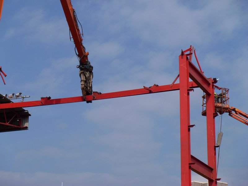 Ashton Gate Stadium steal frame deconstruction 7