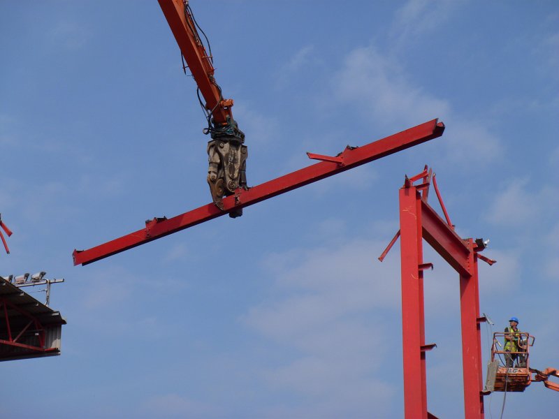 Ashton Gate Stadium steal frame deconstruction 8