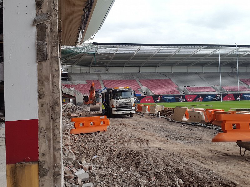 Ashton Gate Stadium site works photo 6