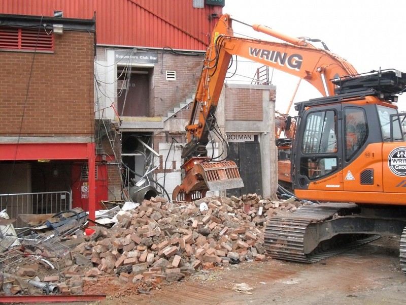 Ashton Gate Stadium dismantling