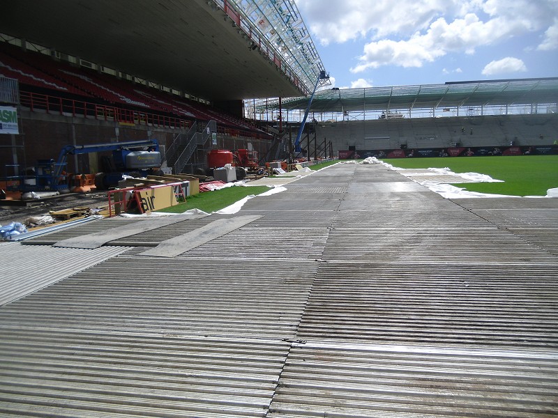 Ashton Gate Stadium site works photo 5