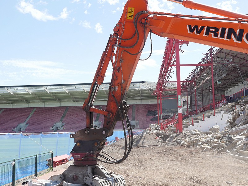 Ashton Gate Stadium site works photo 2