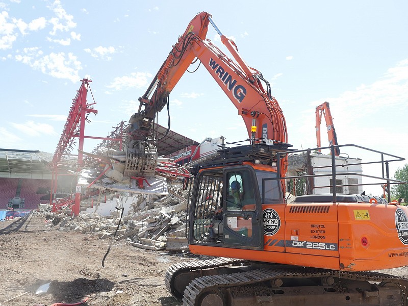 Ashton Gate Stadium site works