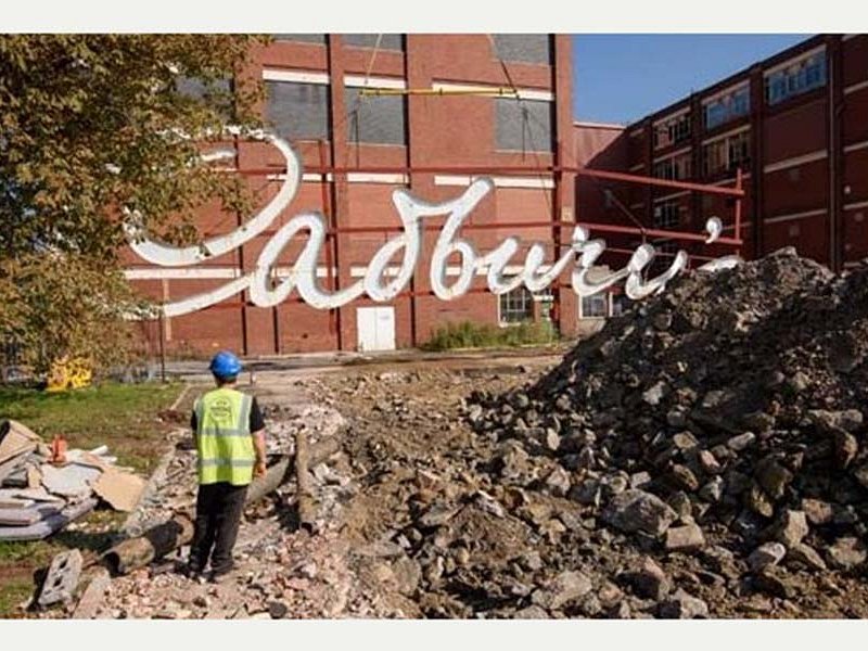 Cadbury's sign removal photo 10