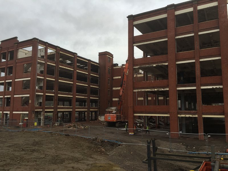 Cadbury's factory demolition photo 1